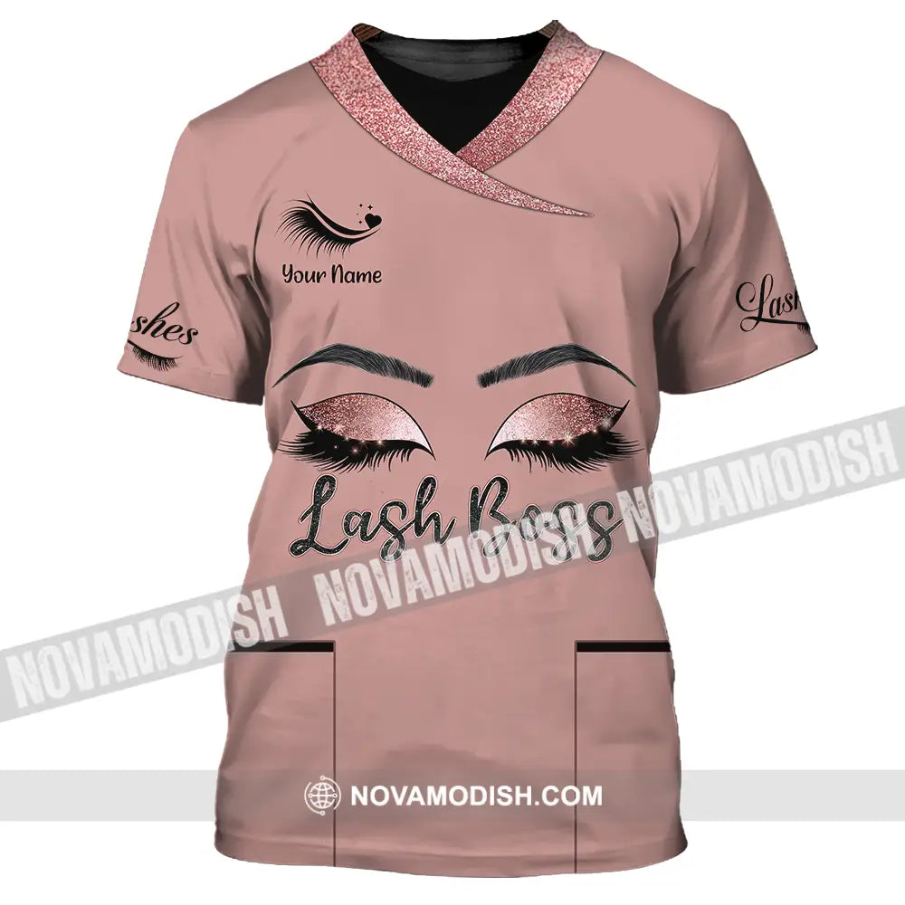 Unisex Shirt - Custom Name Shirt Lash Boss T-Shirt / S T-shirt