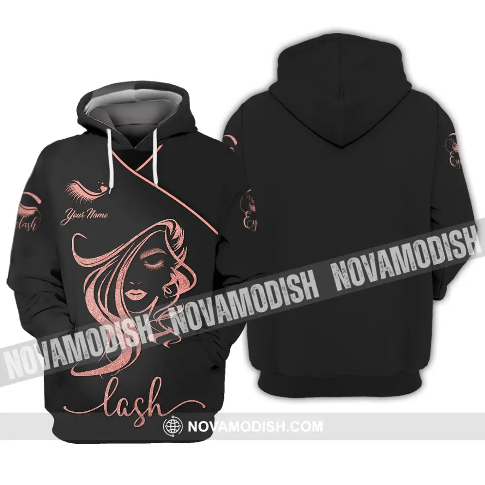 Unisex Shirt - Custom Name Lash Shirt Hoodie / S T-shirt