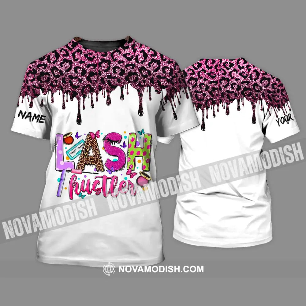 Unisex Shirt - Custom Name Shirt Lash Hustler T-Shirt / S T-shirt
