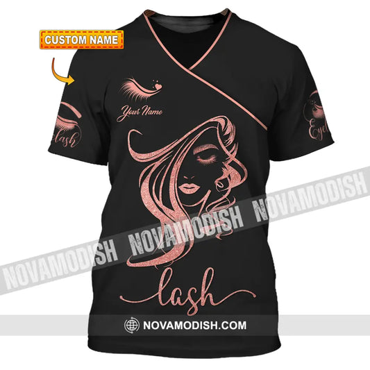 Unisex Shirt - Custom Name Lash Shirt T-shirt