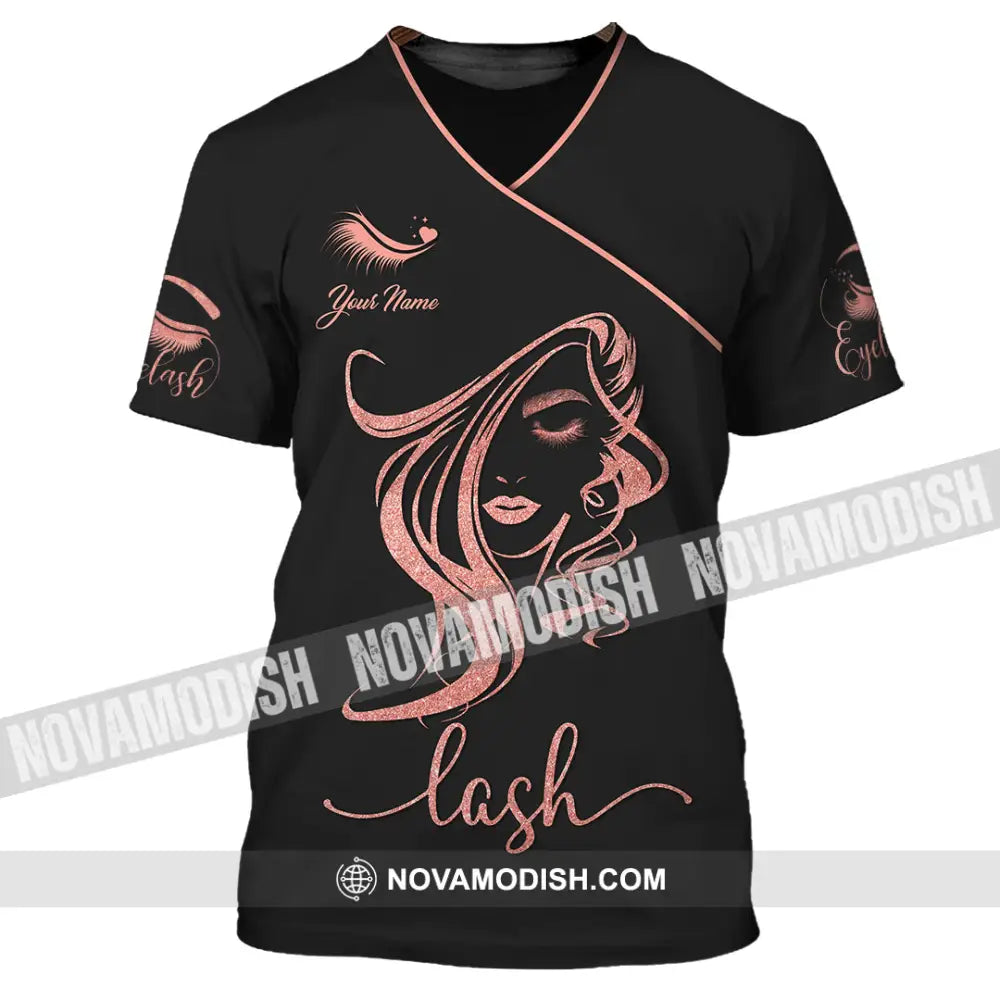 Unisex Shirt - Custom Name Lash Shirt T-Shirt / S T-shirt