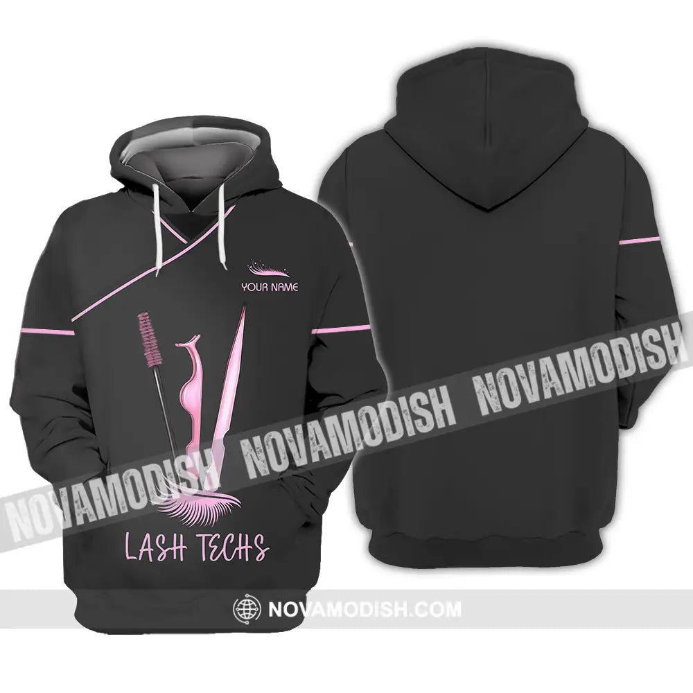 Unisex Shirt - Custom Name Lash Teaches Shirt Hoodie / S T-shirt