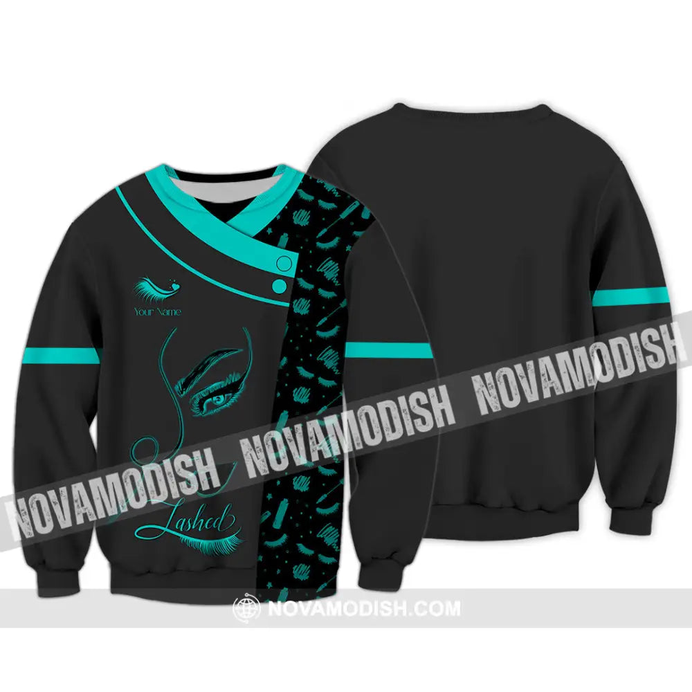 Unisex Shirt - Custom Name Shirt Lashed Long Sleeve / S T-shirt