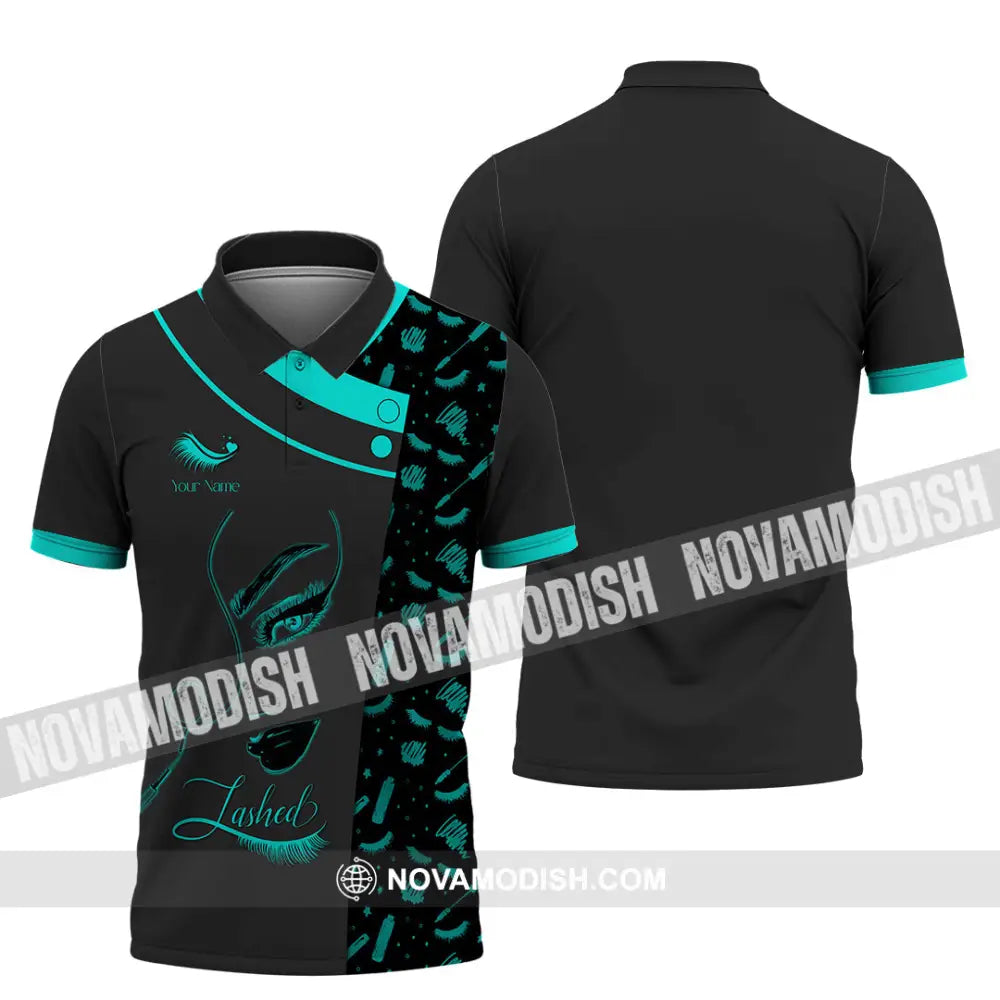Unisex Shirt - Custom Name Shirt Lashed Polo Shirt / S T-shirt