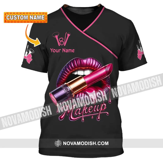 Unisex Shirt Custom Name Make Up Artist T-Shirt Gift T-Shirt