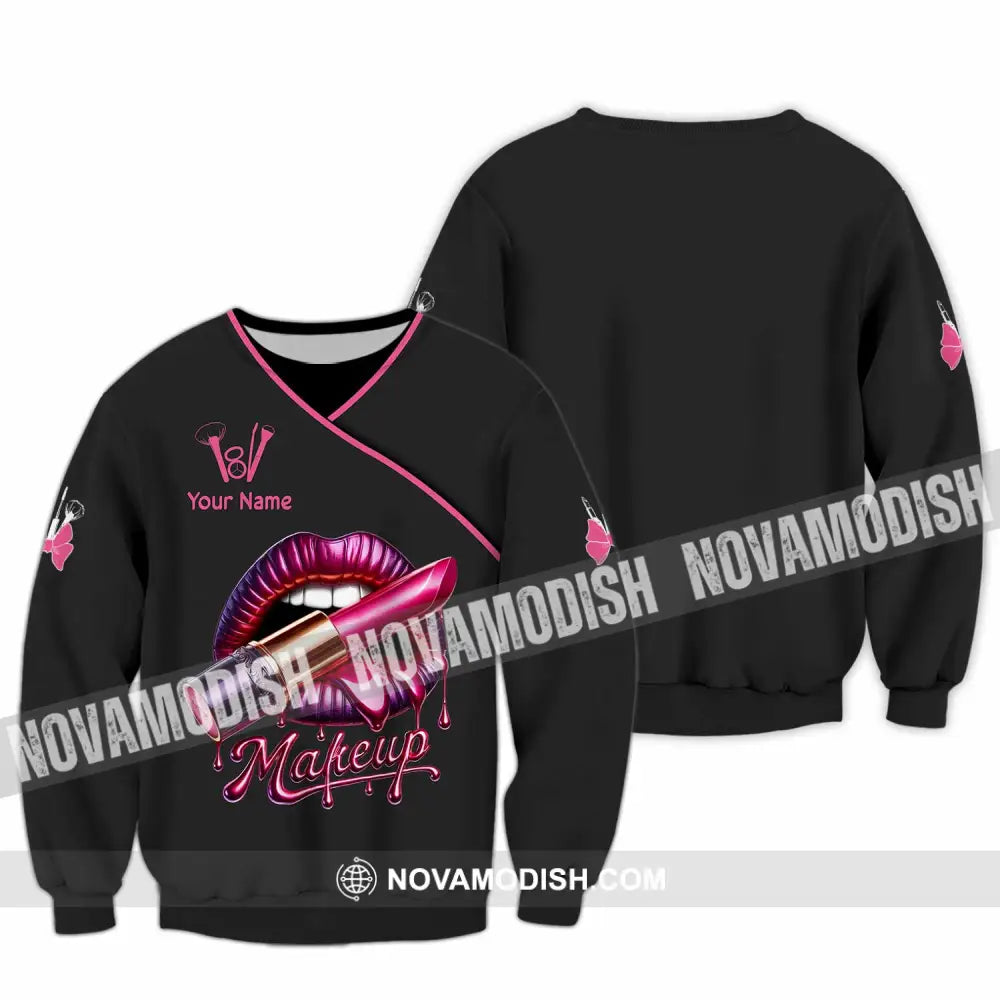 Unisex Shirt Custom Name Make Up Artist T-Shirt Gift Long Sleeve / S T-Shirt