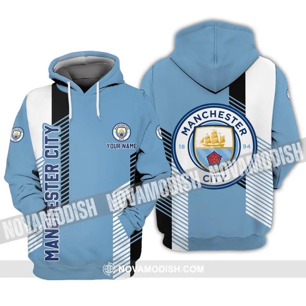 Unisex Shirt - Custom Name Manchester City Shirt Hoodie / S T-shirt