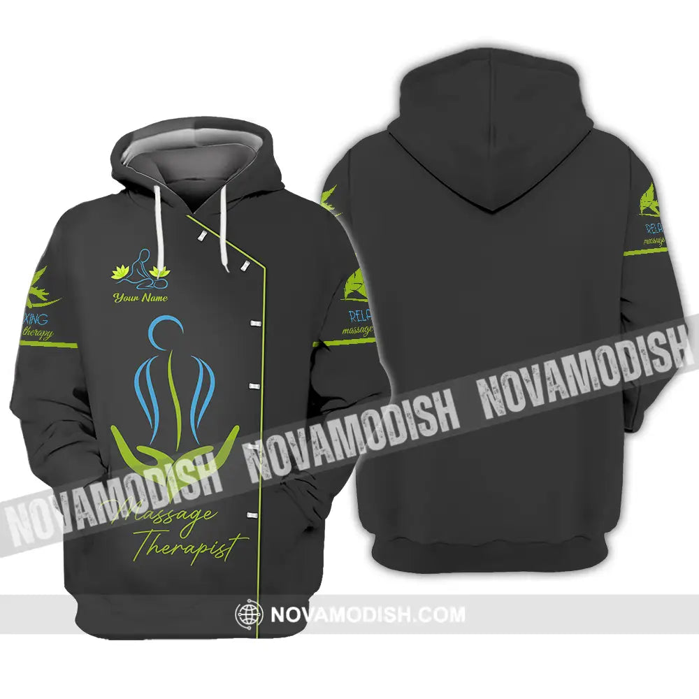 Unisex Shirt - Custom Name Shirt Massage Therapist Hoodie / S T-shirt
