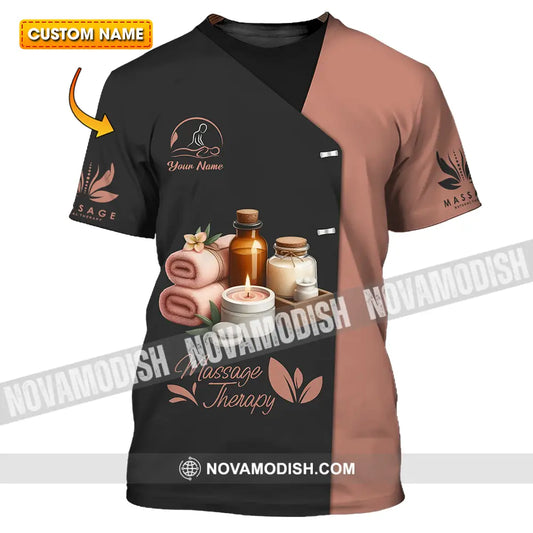 Unisex Shirt - Custom Name Massage Therapist Shirt T-shirt