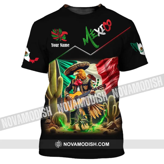 Unisex Shirt Custom Name Mexico Lover Gift T-Shirt / S T-Shirt