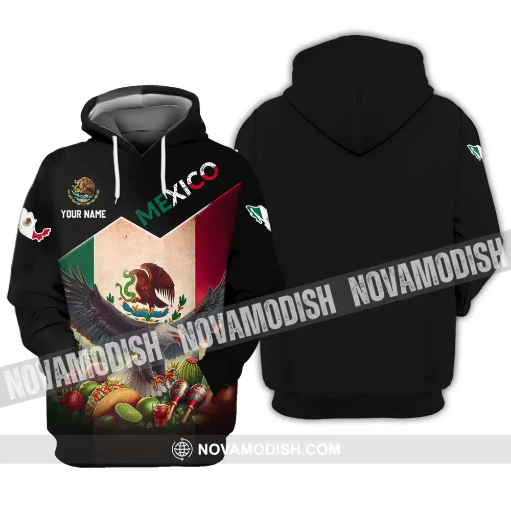 Unisex Shirt - Custom Name Mexico National Team Hoodie / S T-Shirt