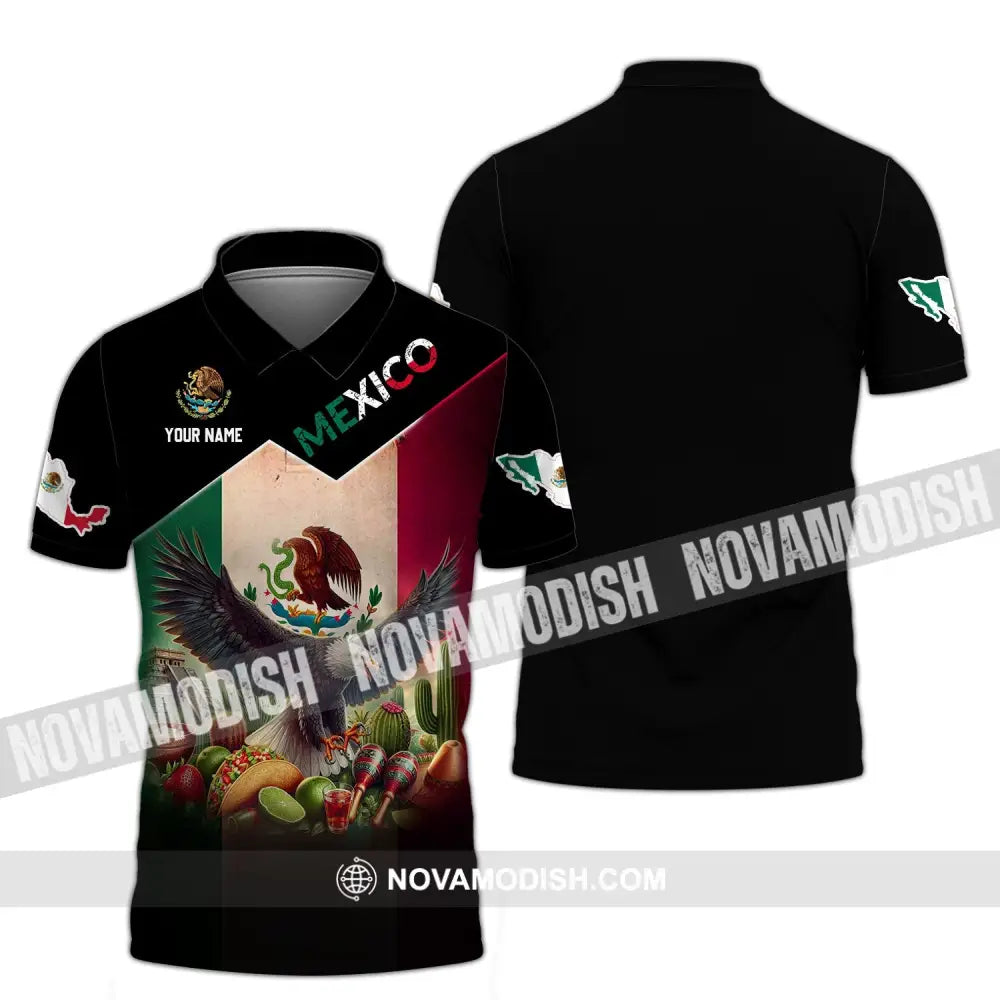 Unisex Shirt - Custom Name Mexico National Team Polo / S T-Shirt