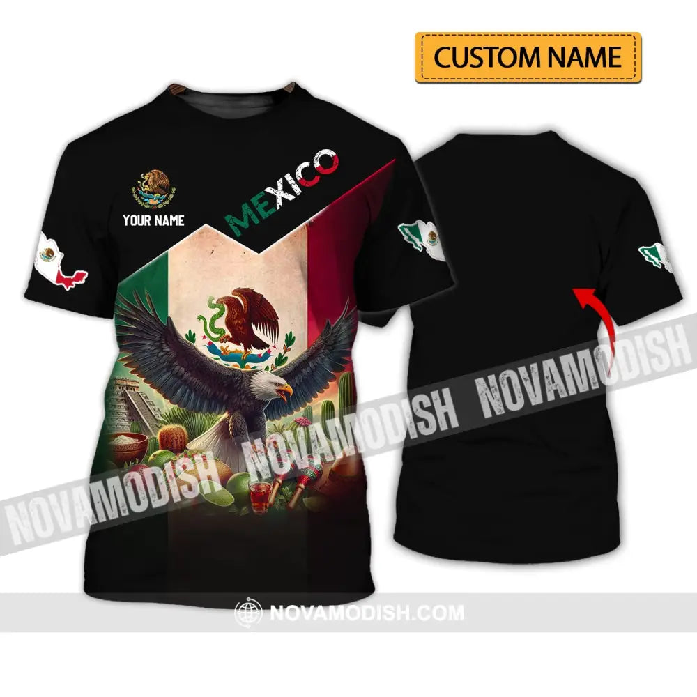 Unisex Shirt - Custom Name Mexico National Team T-Shirt