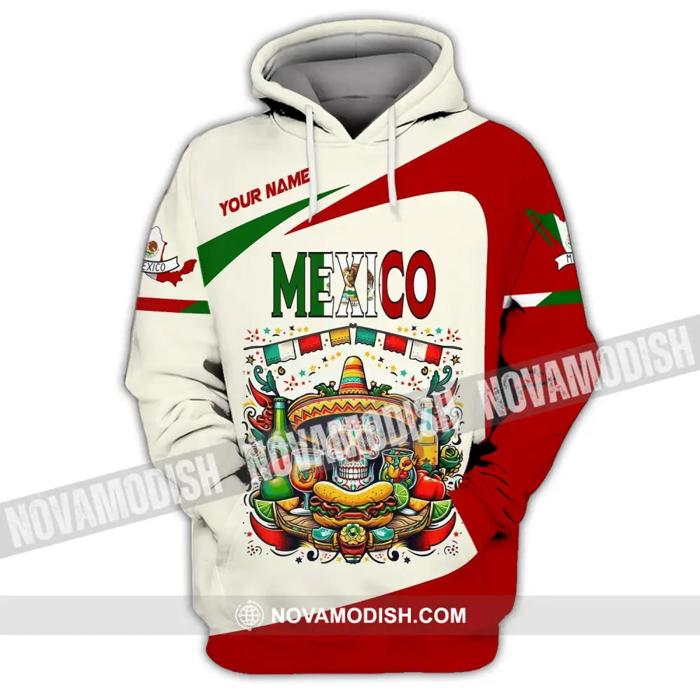 Unisex Shirt Custom Name Mexico Polo Long Sleeve Gift Hoodie / S T-Shirt