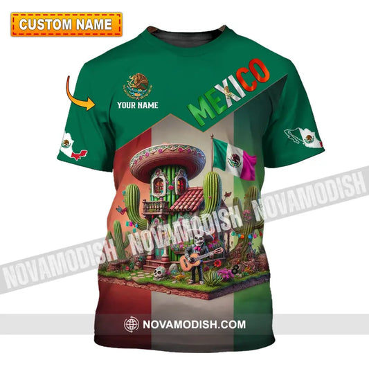 Unisex Shirt - Custom Name Mexico T-Shirt