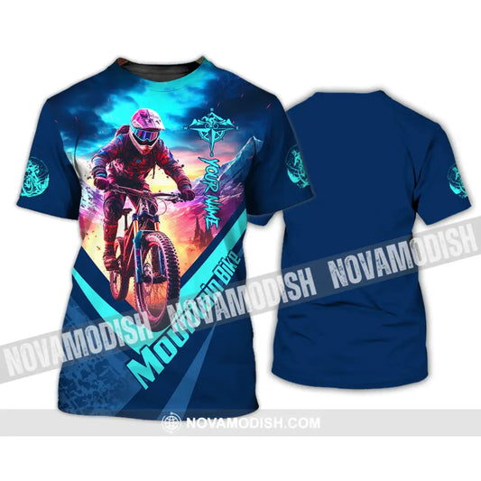 Unisex Shirt - Custom Name Mountain Bike Shirt Mountain Biker T-Shirt / S T-shirt