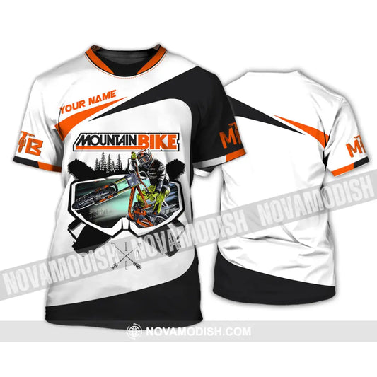 Unisex Shirt - Custom Name Mountain Bike Shirt For Player Cool Icon T-Shirt / S T-shirt