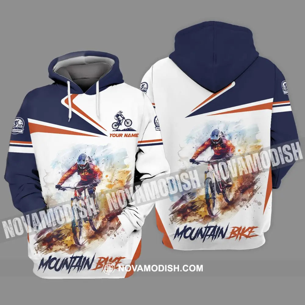 Unisex Shirt - Custom Name Mountain Bike Shirt Mountain Bike Player Hoodie / S T-shirt