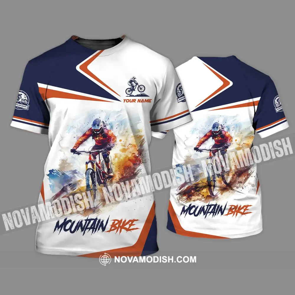 Unisex Shirt - Custom Name Mountain Bike Shirt Mountain Bike Player T-Shirt / S T-shirt