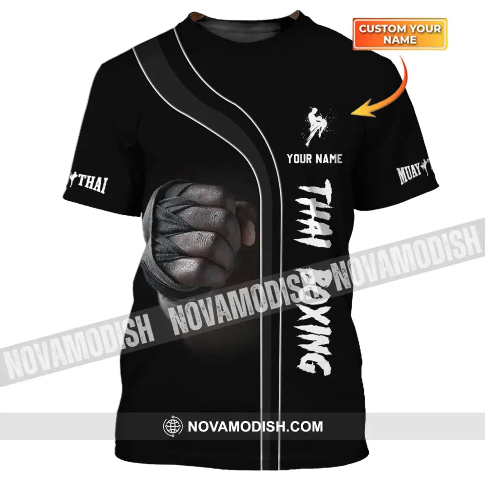 Unisex Shirt - Custom Name Shirt - Muay Thai Thai Boxing Shirt T-shirt