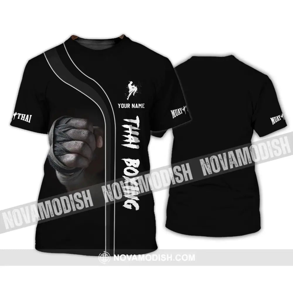 Unisex Shirt - Custom Name Shirt - Muay Thai Thai Boxing Shirt T-Shirt / S T-shirt