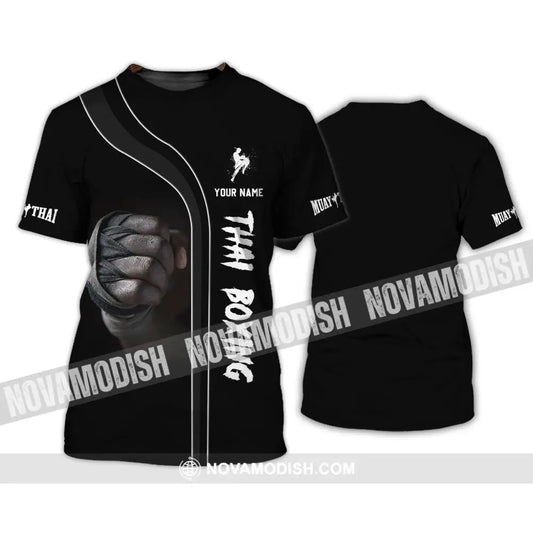Unisex Shirt - Custom Name Shirt - Muay Thai Thai Boxing Shirt T-Shirt / S T-shirt