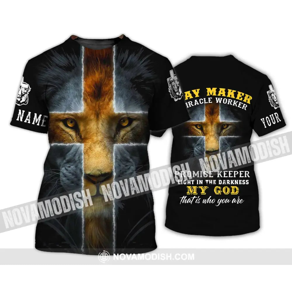 Unisex Shirt - Custom Name Shirt My God T-Shirt / S T-shirt