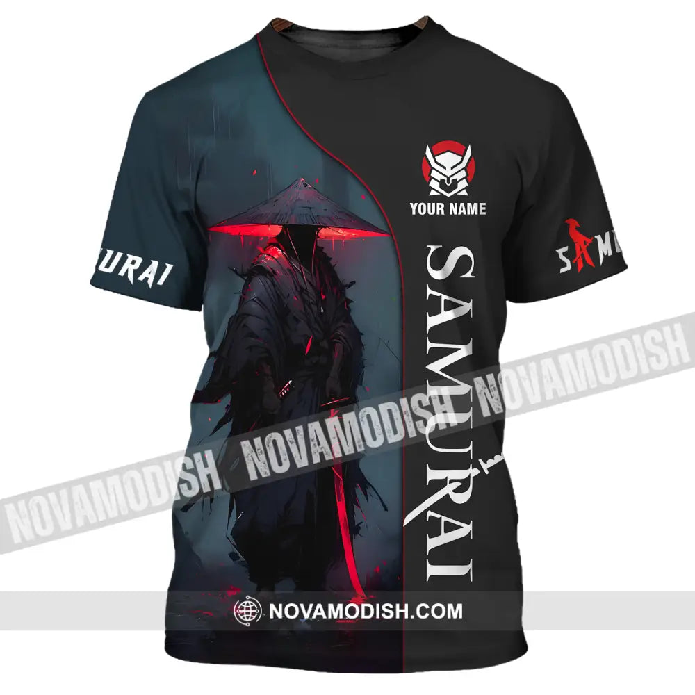 Unisex Shirt - Custom Name Night Samurai Shirt T-Shirt / S T-shirt