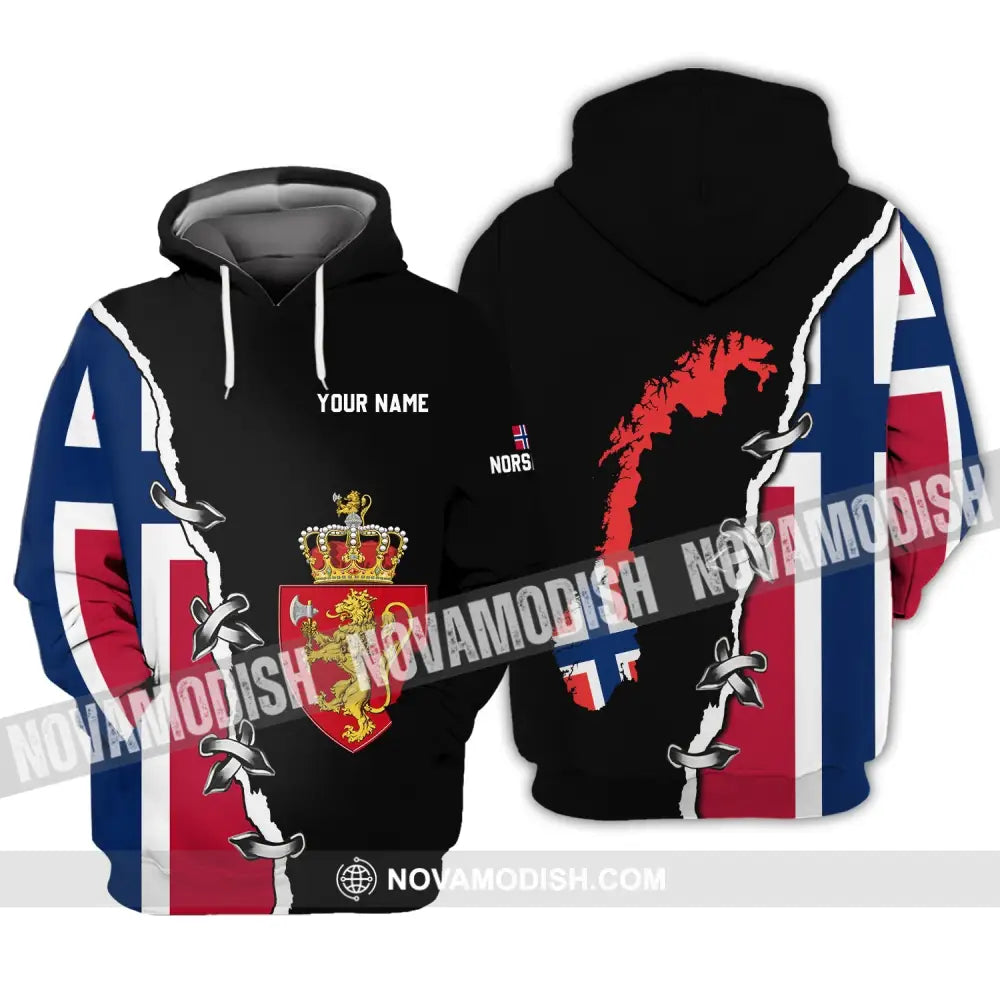 Unisex Shirt - Custom Name Shirt - Norseman Hoodie / S T-shirt