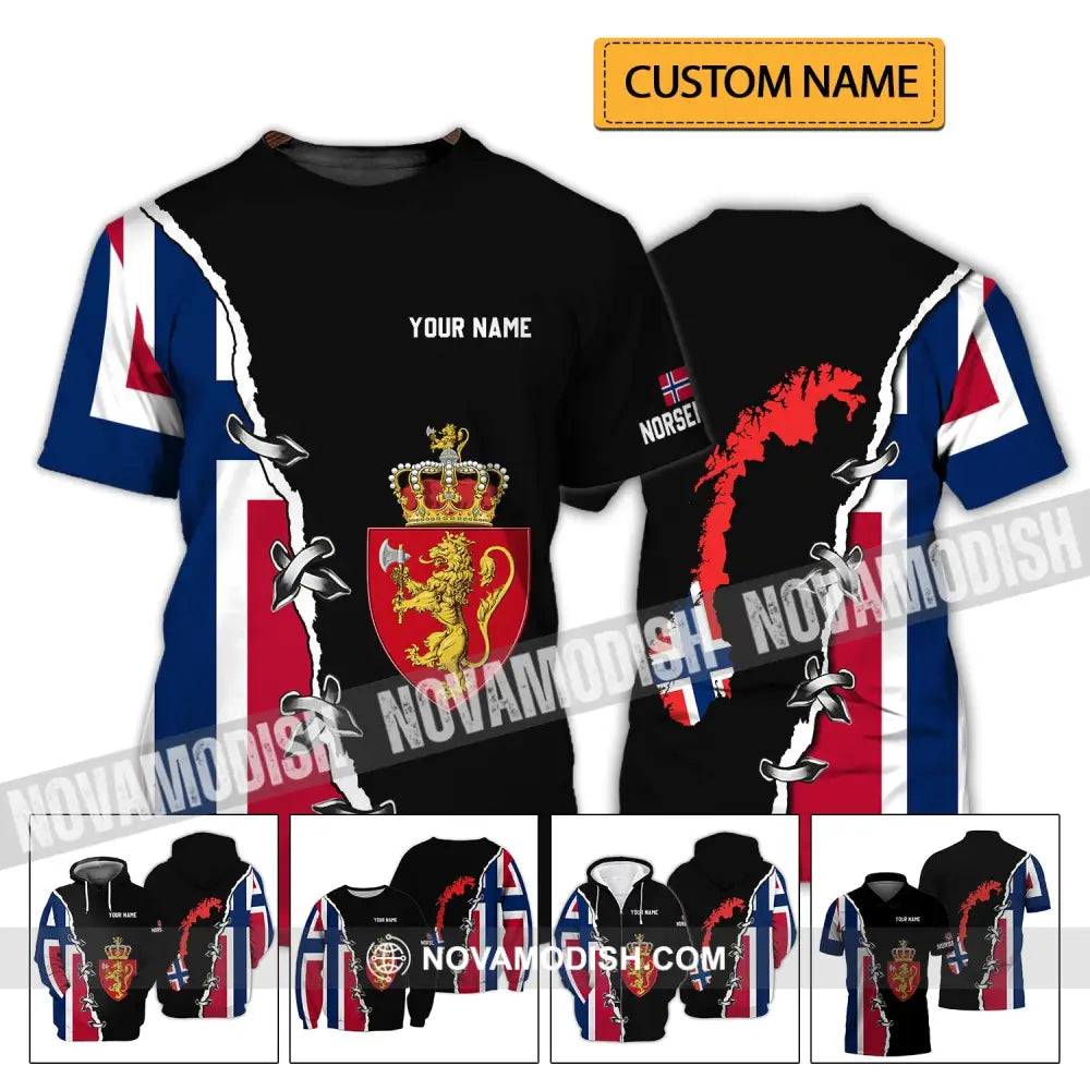Unisex Shirt - Custom Name Shirt - Norseman T-shirt