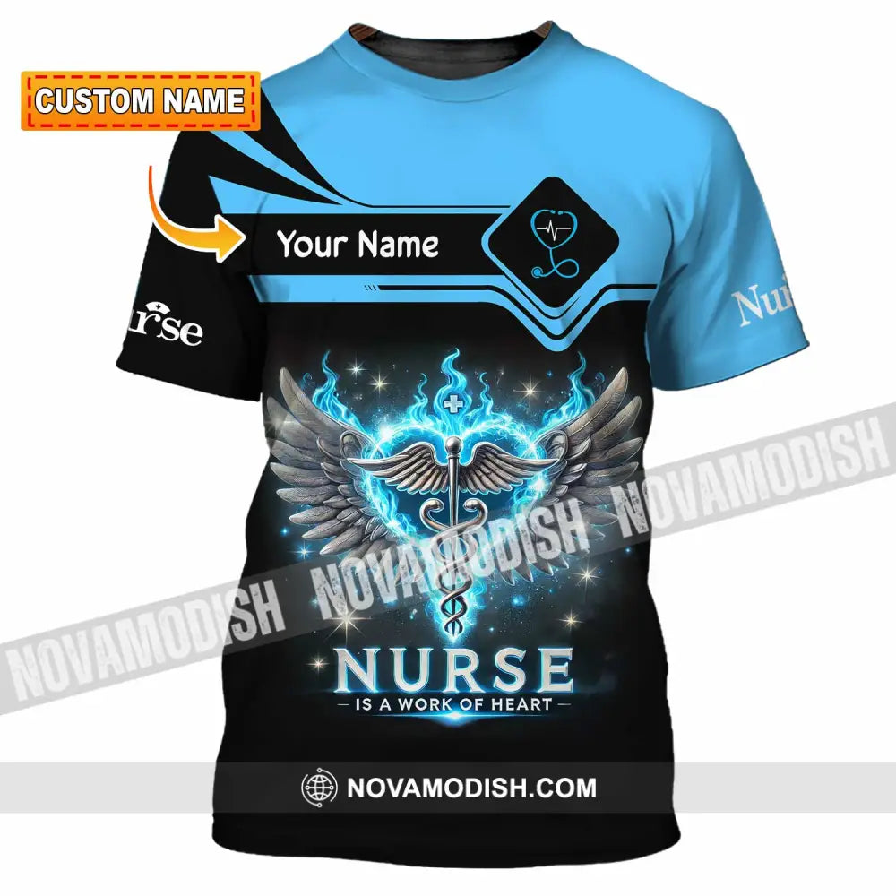 Unisex Shirt Custom Name Nurse T-Shirt T-Shirt