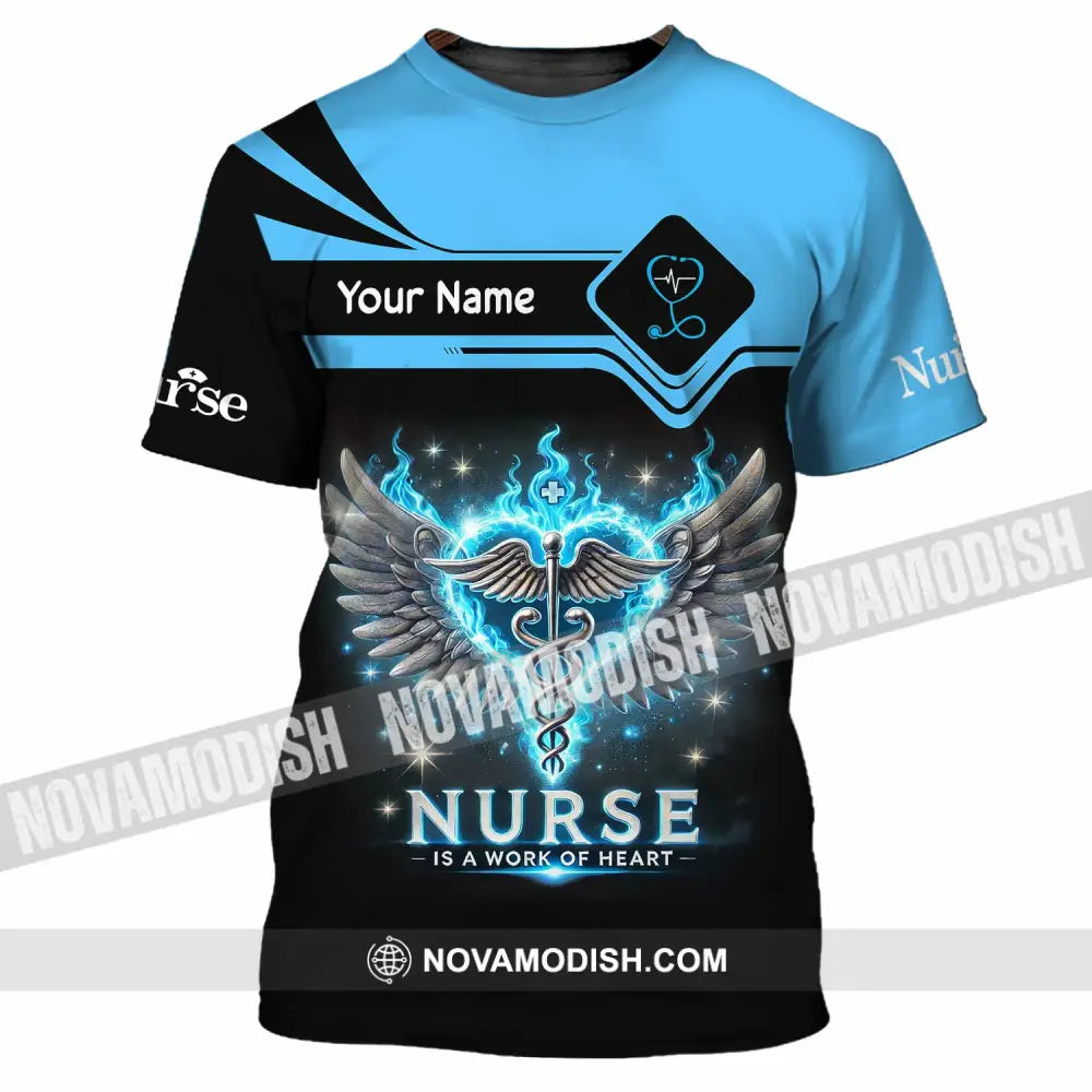 Unisex Shirt Custom Name Nurse T-Shirt / S T-Shirt