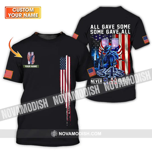 Unisex Shirt - Custom Name Patriot Day 911 Shirt All Gave Some Some Gave All T-shirt