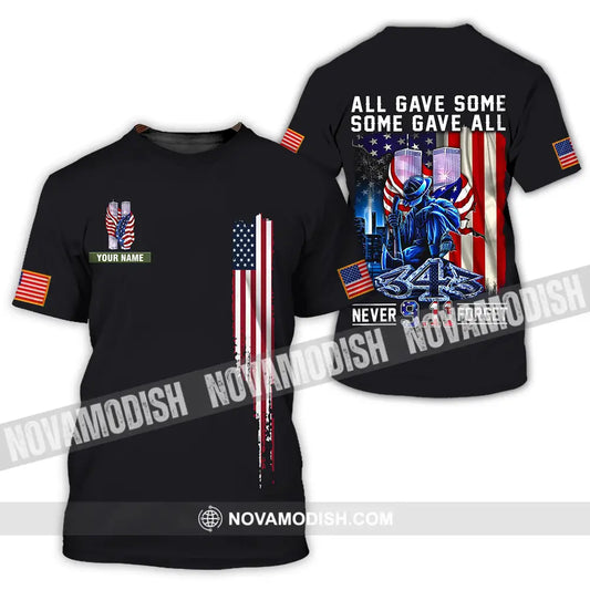 Unisex Shirt - Custom Name Patriot Day 911 Shirt All Gave Some Some Gave All T-Shirt / S T-shirt