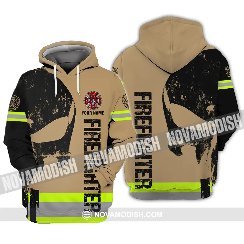 Unisex Shirt - Custom Name Shirt Patriot Day 911 Fire Dept Hoodie / S T-shirt