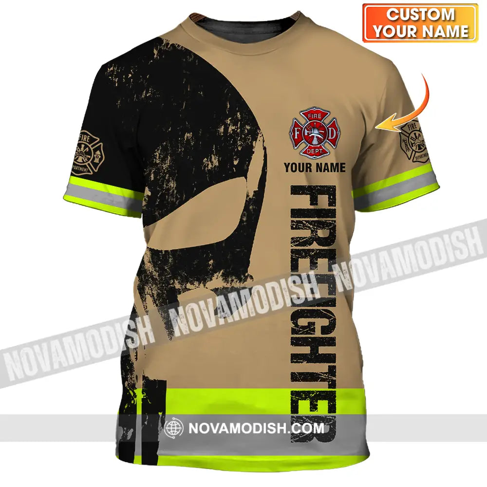 Unisex Shirt - Custom Name Shirt Patriot Day 911 Fire Dept T-shirt