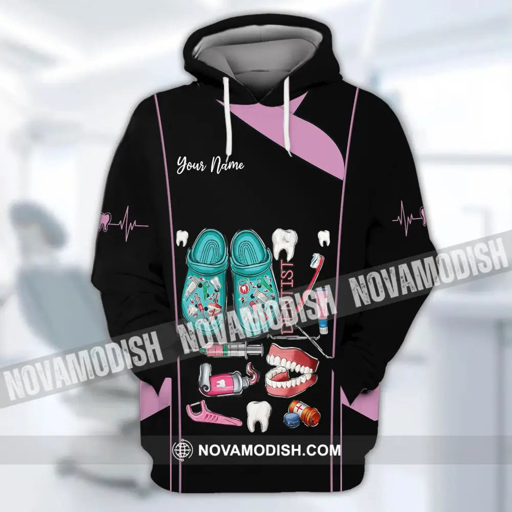 Unisex Shirt - Custom Name Shirt - Personalized Shirt - Dentist Design Shirt Hoodie / S T-shirt