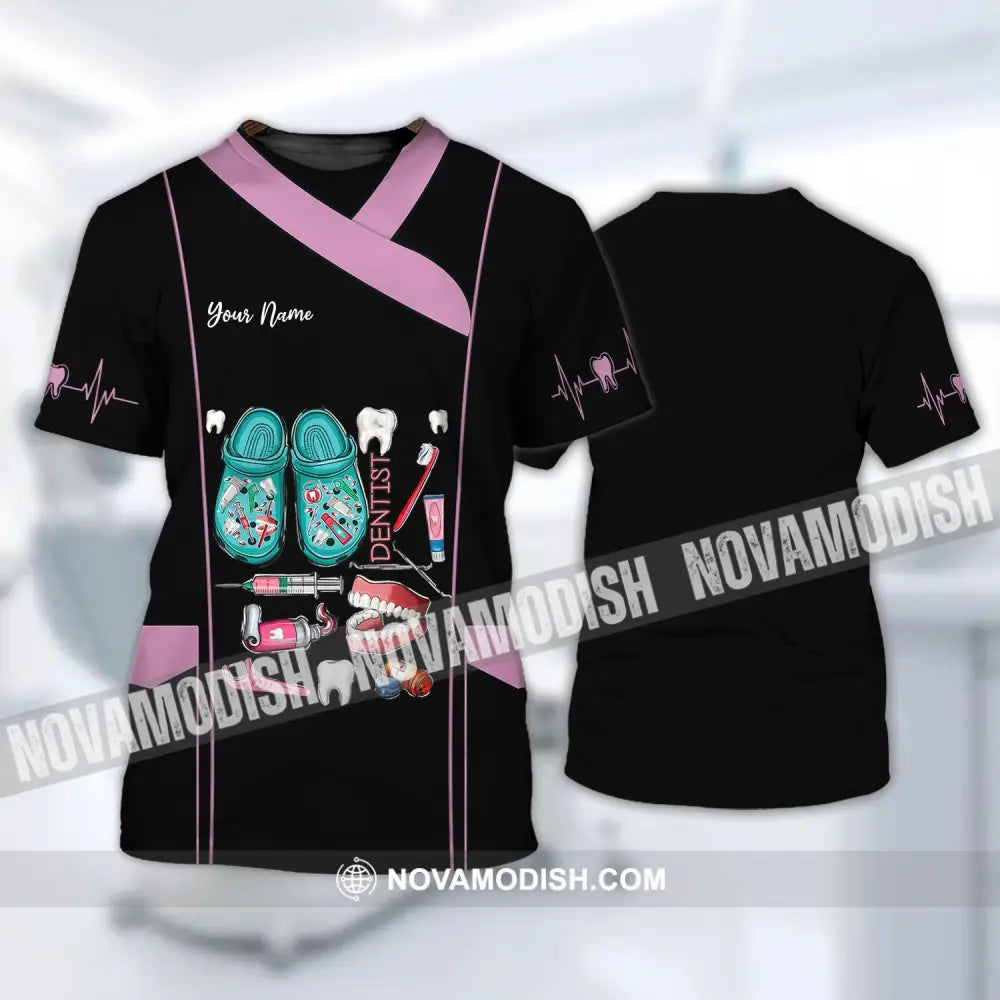 Unisex Shirt - Custom Name Shirt - Personalized Shirt - Dentist Design Shirt T-shirt