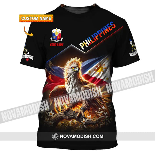 Unisex Shirt Custom Name Philippines Lover Gift T-Shirt