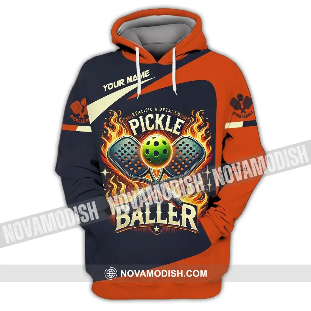 Unisex Shirt Custom Name Pickleball T-Shirt For Club Gift Players Hoodie / S T-Shirt