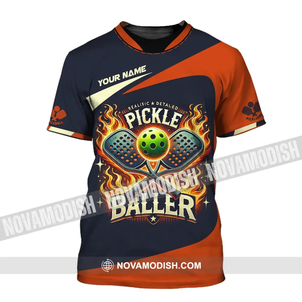 Unisex Shirt Custom Name Pickleball T-Shirt For Club Gift Players / S T-Shirt