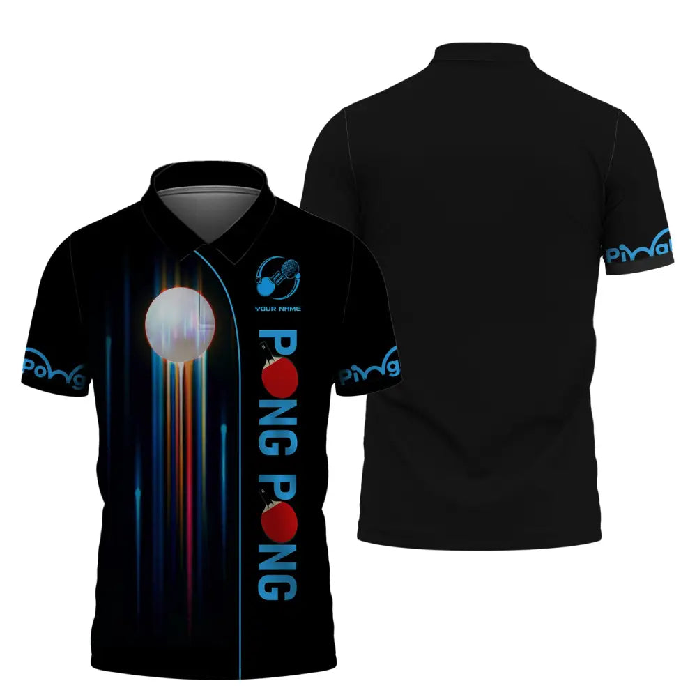 Unisex Shirt Custom Name - Ping Pong Clothing Club T-Shirt Gifts For Lovers Polo / S