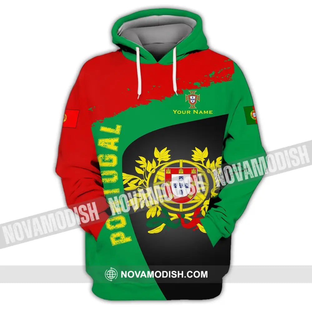Unisex Shirt - Custom Name Shirt - Portugal Shirt Custom Name Hoodie / S T-shirt