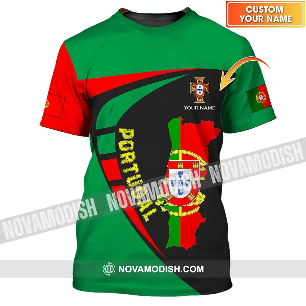 Unisex Shirt - Custom Name Shirt - Portugal Shirt Custom Name T-shirt