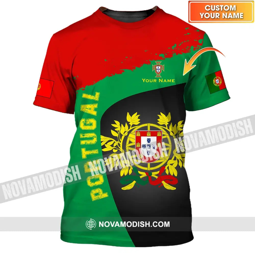 Unisex Shirt - Custom Name Shirt - Portugal Shirt Custom Name T-shirt