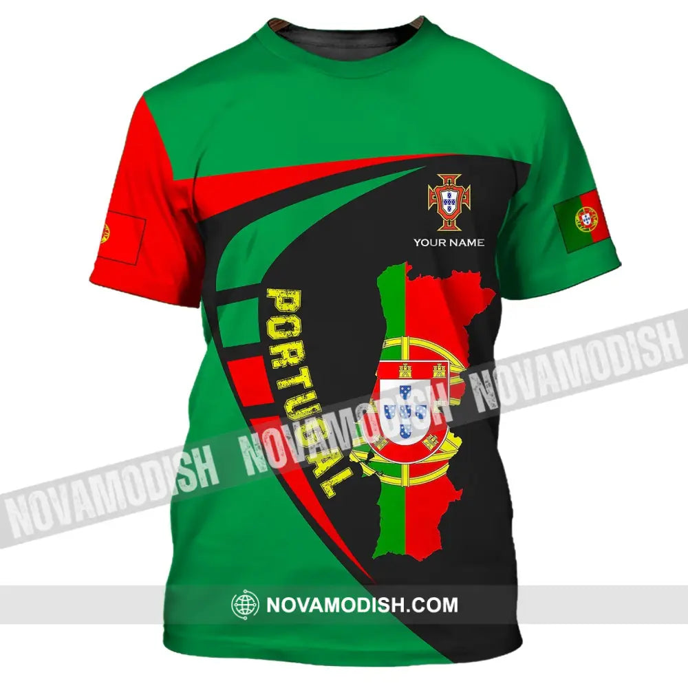 Unisex Shirt - Custom Name Shirt - Portugal Shirt Custom Name T-Shirt / S T-shirt