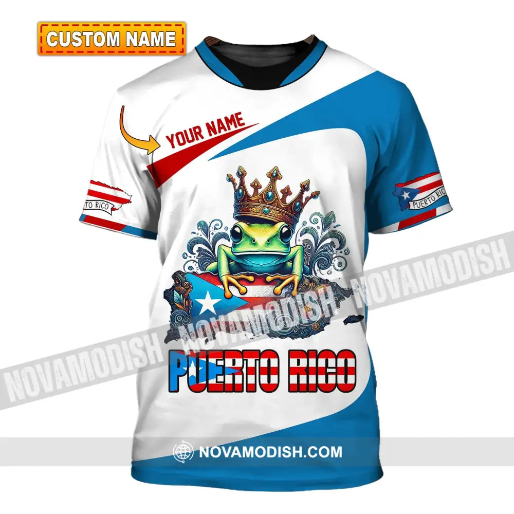 Unisex Shirt - Custom Name Peurto Rico T-Shirt