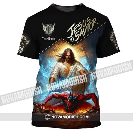 Unisex Shirt - Custom Name Shirt Punish Jesus My Savior T-Shirt / S T-shirt