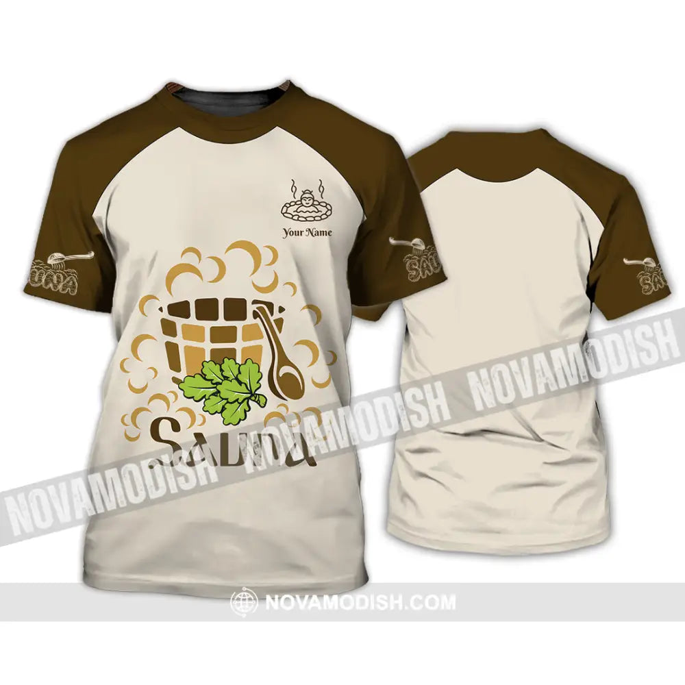 Unisex Shirt - Custom Name Shirt Sauna Relax T-Shirt / S T-shirt