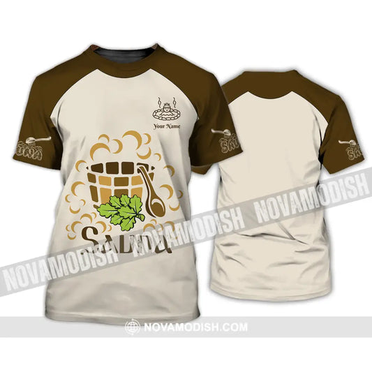 Unisex Shirt - Custom Name Shirt Sauna Relax T-Shirt / S T-shirt
